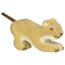 Holztiger drevené zvieratko - hrajúce sa levíča