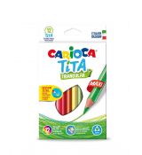 Trojhranné farbičky Tita Maxi 12 Carioca