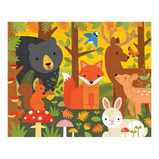Petit Collage Puzzle 2v1 lesná zver