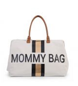 CHILDHOME PREBAĽOVACIA TAŠKA MOMMY BAG BIG OFF WHITE / BLACK GOLD