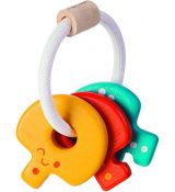 PlanToys farebná hrkálka kľúče