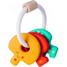 PlanToys farebná hrkálka kľúče