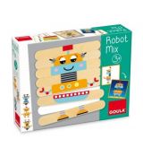 Robot - drevená skladačka Goula
