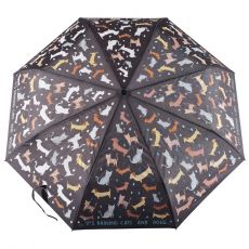 Floss&Rock Rozkladací dáždnik Mačky Pes