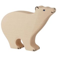 Drevené zvieratko - Ľadový medveď Holztiger