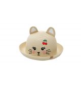 FlapJack Cat slamený klobúčik - s filtrom UPF50 + - veľkosť L