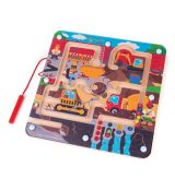 Bigjigs Toys Magnetický labyrint Stavenisko