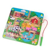 Bigjigs Toys Magnetický labyrint Farma