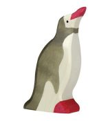 Holztiger Drevené zviera tučniak s hlavou hore