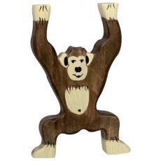 Holztiger Drevená zviera Šimpanz stojaci