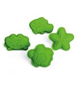 Bigjigs Toys Silikónové formičky zelené