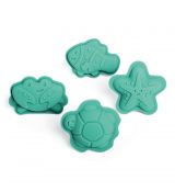 Bigjigs Toys Silikónové formičky tyrkysové