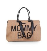 CHILDHOME PREBAĽOVACIA TAŠKA MOMMY BAG RAFFIA LOOK