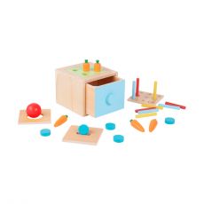 Montessori box Vkladačka 4v1