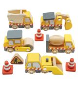 Le Toy Van Set stavebných strojov