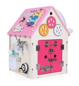 2Kids Toys Activity board Domček ružový