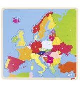 Drevené Puzzle Európa