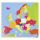 Drevené Puzzle Európa