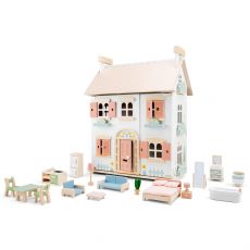New classic toys Domček pre bábiky vrátane nábytku