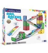 Magnetická stavebnica Magna-Tiles Rail Racers Deluxe, 90 dielikov