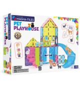 Magnetická stavebnica Magna-Tiles Domček pre domáce zvieratá, 50 dielikov