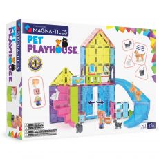 Magnetická stavebnica Magna-Tiles Domček pre domáce zvieratá, 50 dielikov