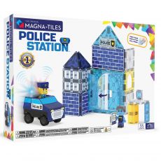 Magnetická stavebnica Magna-Tiles Policajná stanica 35 dielikov