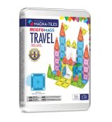 Magnetická stavebnica Magna-Tiles Cestovná sada Deluxe 55 dielikov