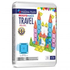 Magnetická stavebnica Magna-Tiles Cestovná sada Deluxe 55 dielikov