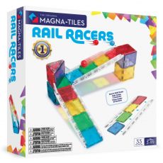Magnetická stavebnica Magna-Tiles Rail Racers, 30 dielikov