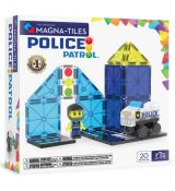 Magnetická stavebnica Magna-Tiles Policajná hliadka 20 dielikov