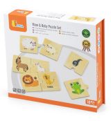 Drevené puzzle Mama a mláďa