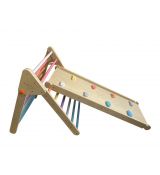2Kids Toys Piklerovej trojuholník s doskou pastelový