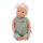 LullaBaby Bábika 35 cm v overale s čelenkou