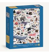 Chronicle Books Puzzle Ahoj zvieratá sveta 500 dielikov