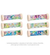 Drevená balančná hra s farebnými guličkami – 2 zábavné hry v jednom