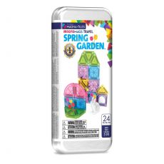 Magnetická stavebnica microMAGS Spring Garden Travel Set 24 dielov