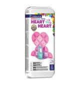 MAGNA-TILES Magnetická stavebnica microMAGS Heart to Heart Travel Set 26 dielov
