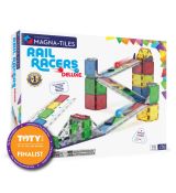 Magnetická stavebnica Magna-Tiles Rail Racers Deluxe, 90 dielikov