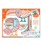 Magické vyfarbovanie farbičkou Rodinky z divočiny