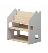 BusyKids Polica na hračky a knihy biela