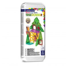 Magnetická stavebnica microMAGS Treehouse Travel Set 24 dielov