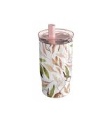 Quokka Nerezový termohrnček so slamkou Mist Falling Leaves 720 ml
