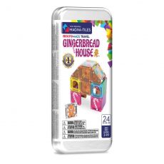 MAGNA-TILES Magnetická stavebnica microMAGS Gingerbread House Travel Set 24 dielov