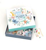 Vilac Okrúhle 24 dielné puzzle Svet od Sarah Betz